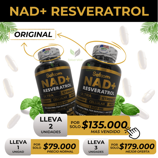 NAD+ RESVERATROL IMPORTADO USA